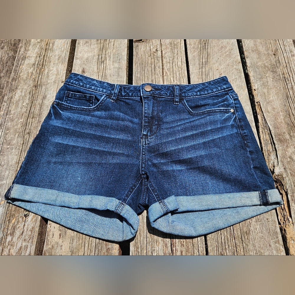 LC Lauren Conrad Blue Jean Shorts Size 8